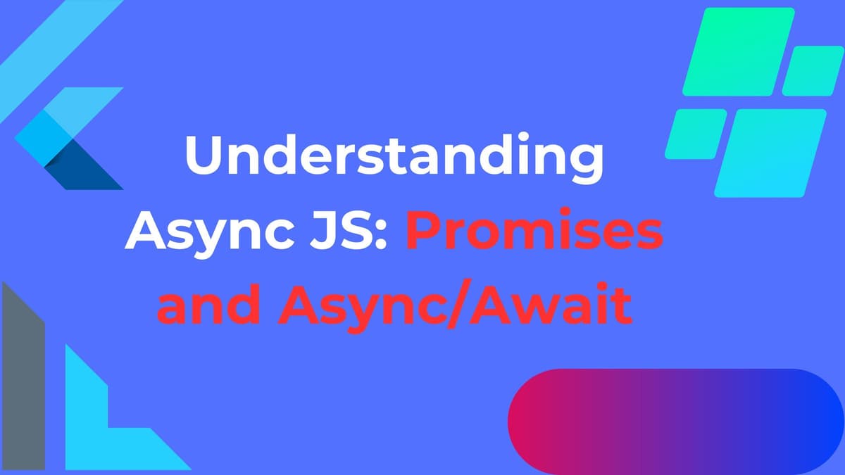 understanding promises: async/await